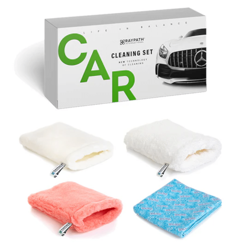 Zestaw Czyszczący S CAR Raypath - Zestaw do czyszczenia samochodu z  nanosrebrem