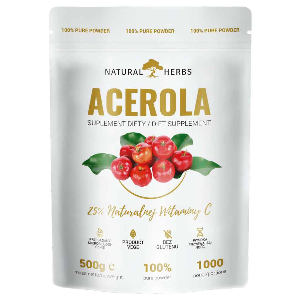 Acerola Alto Pharma - Naturalna witamina C - 500g w proszku