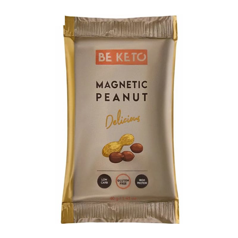 Keto Baton BeKeto - Idealny na szybką energiczną przekąskę - Różne smaki 40 g (Smak: orzechowy)