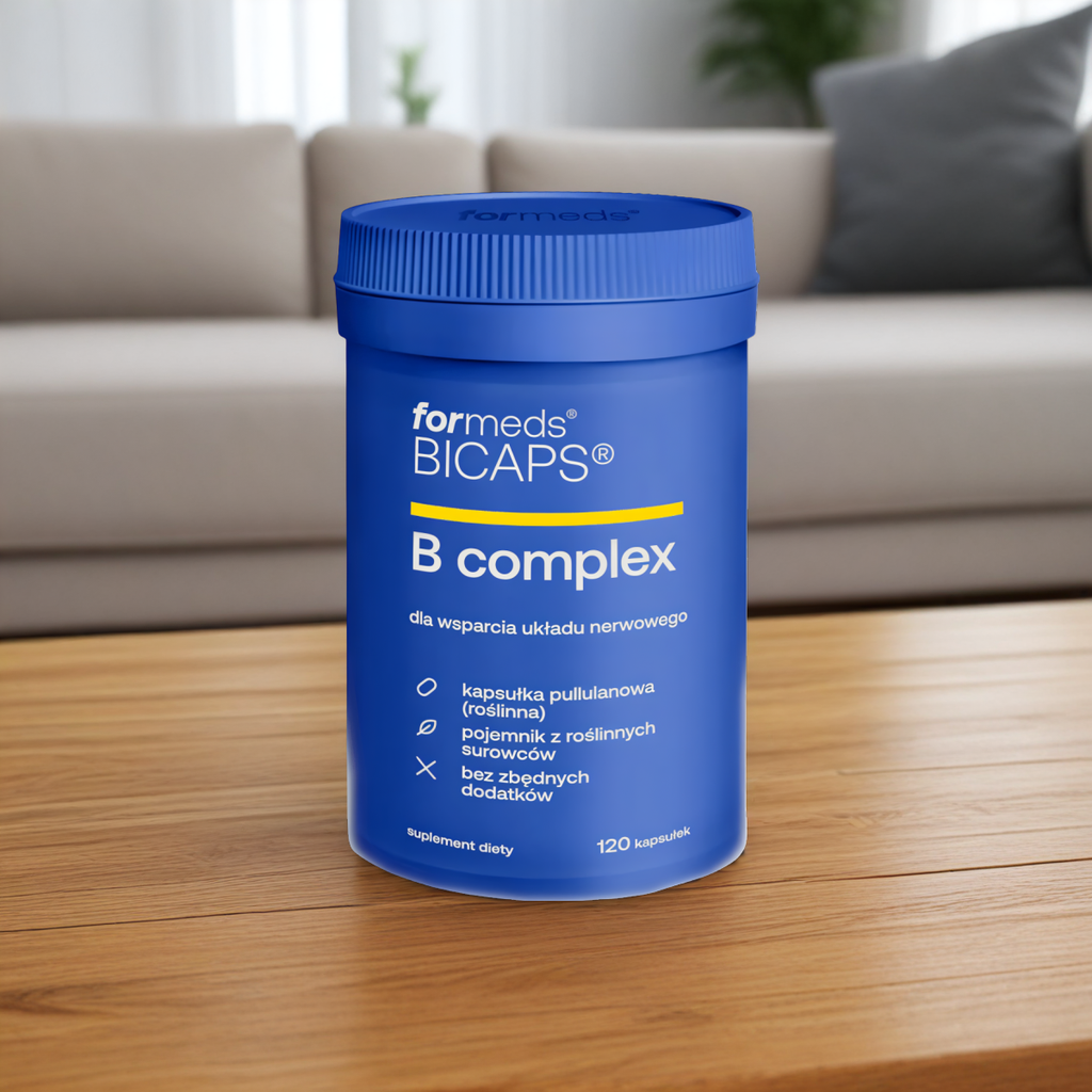 B complex Formeds Bicaps - Dla wsparcia układu nerwowego - 120 kapsułek