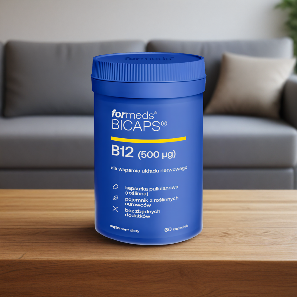 B12 Formeds Bicaps - Witamina w wysoko przyswajalnej formie - 60 kapsułek