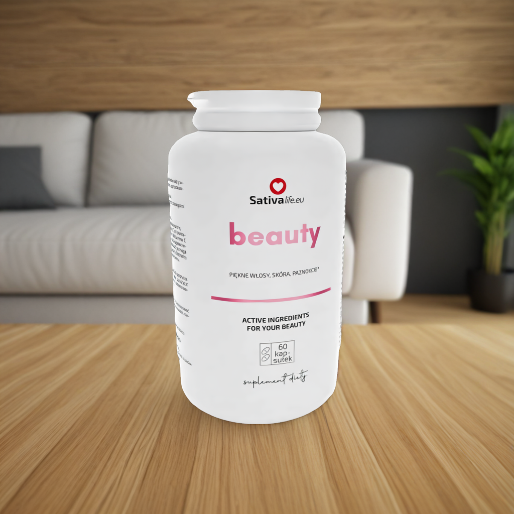 Beauty Sativa Life - Zdrowa skóra, włosy i paznokcie - 60 kapsułek