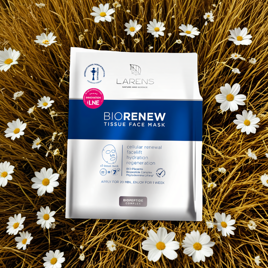 BIO Renew Tissue Face Mask LARENS WellU - 1 sztuka 