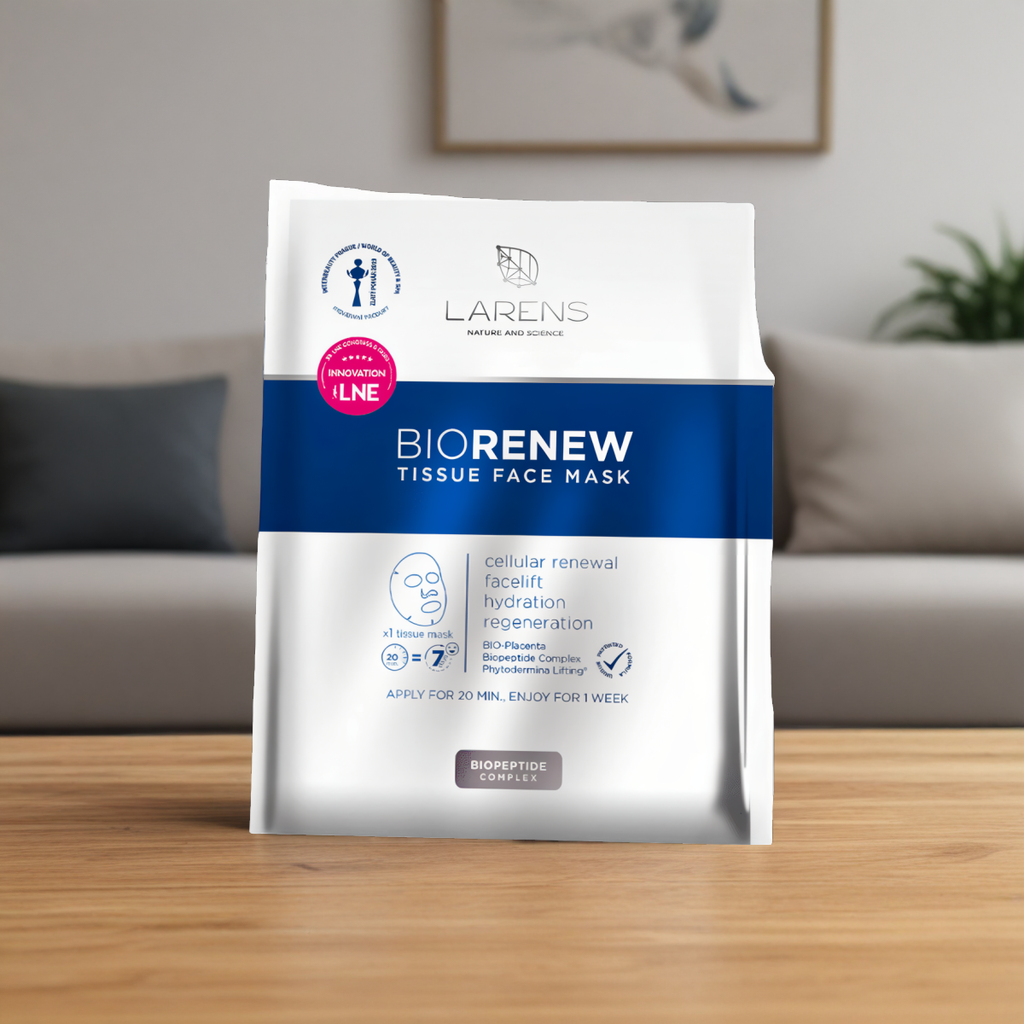 BIO Renew Tissue Face Mask LARENS WellU - 1 sztuka 