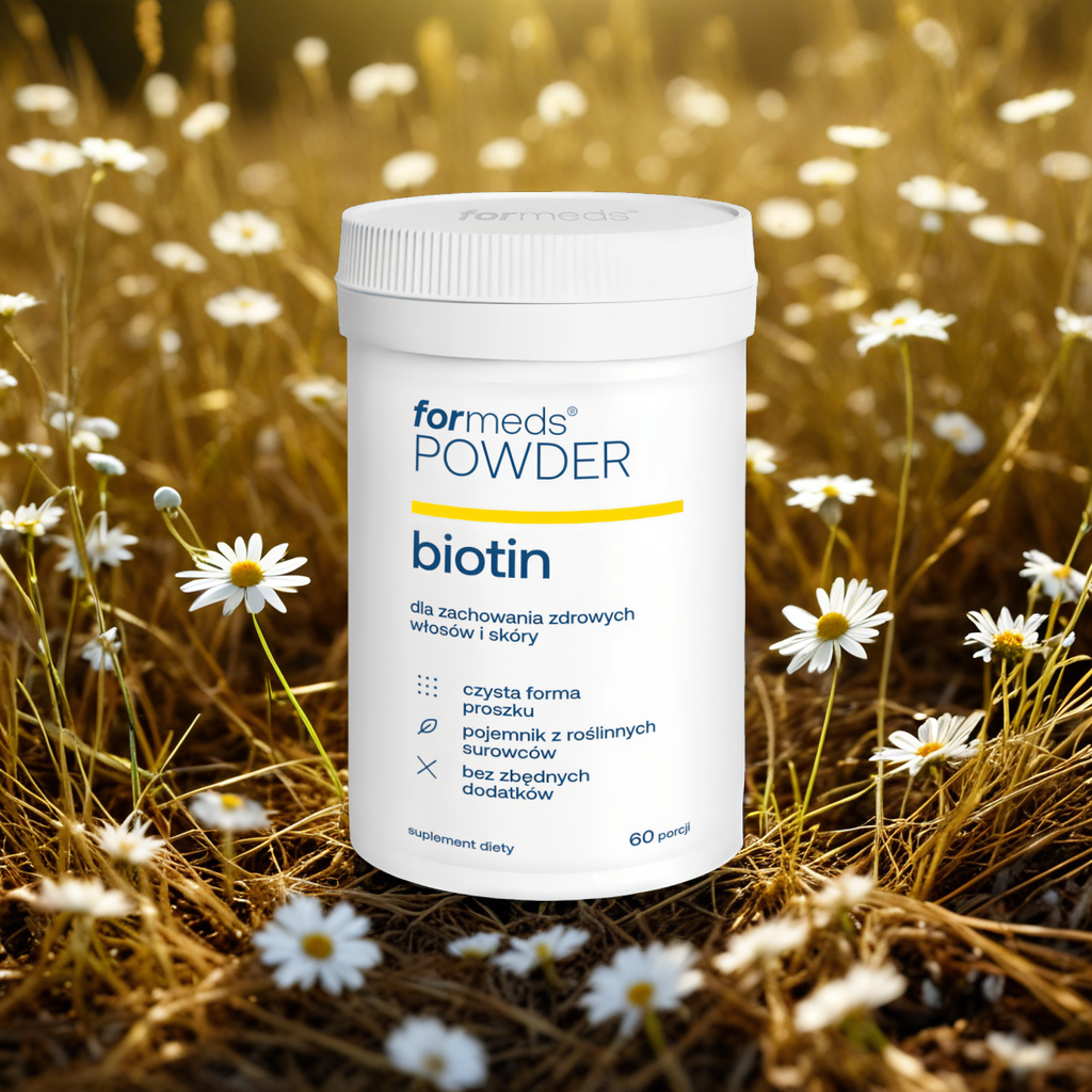 Biotin powder Formeds - wsparcie organizmu - 60 porcji