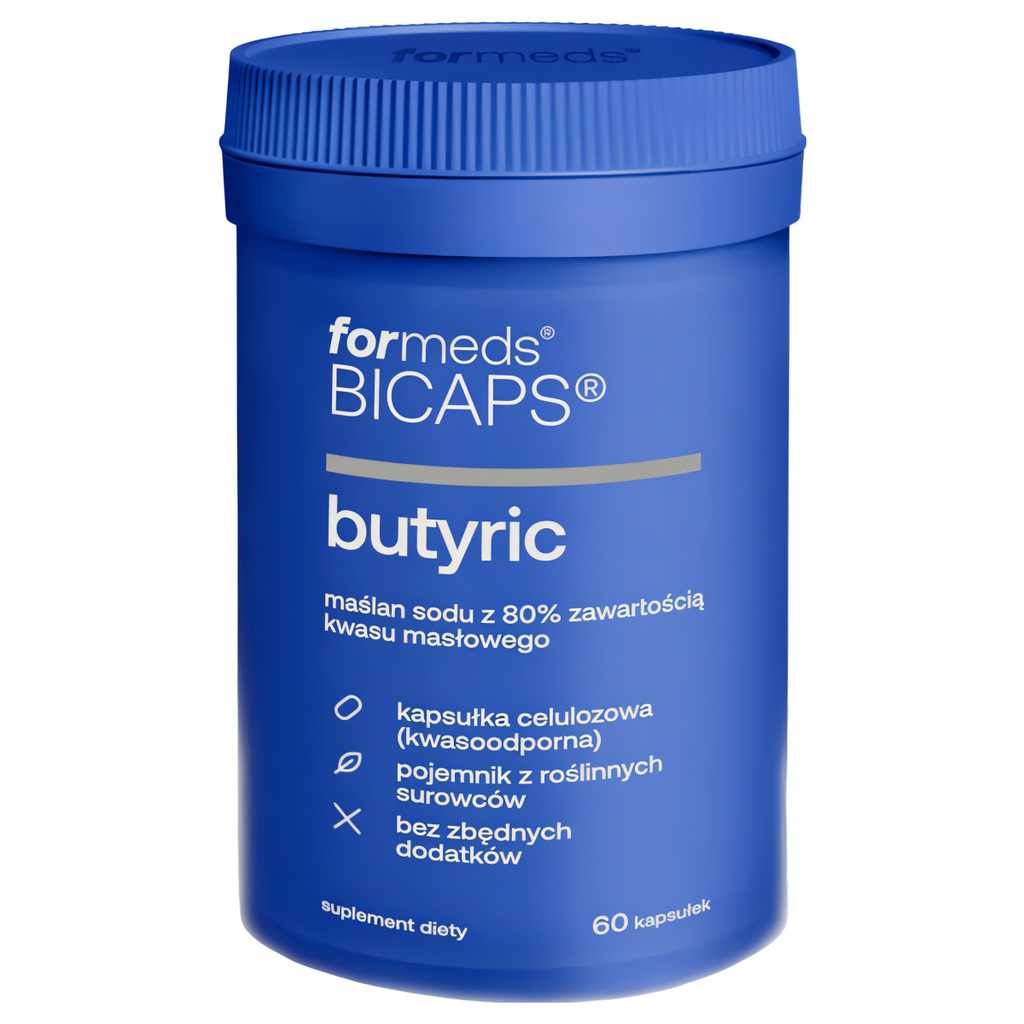 Butyric Formeds Bicaps - Maślan sodu z 80% zawartością kwasu masłowego - 60 kapsułek