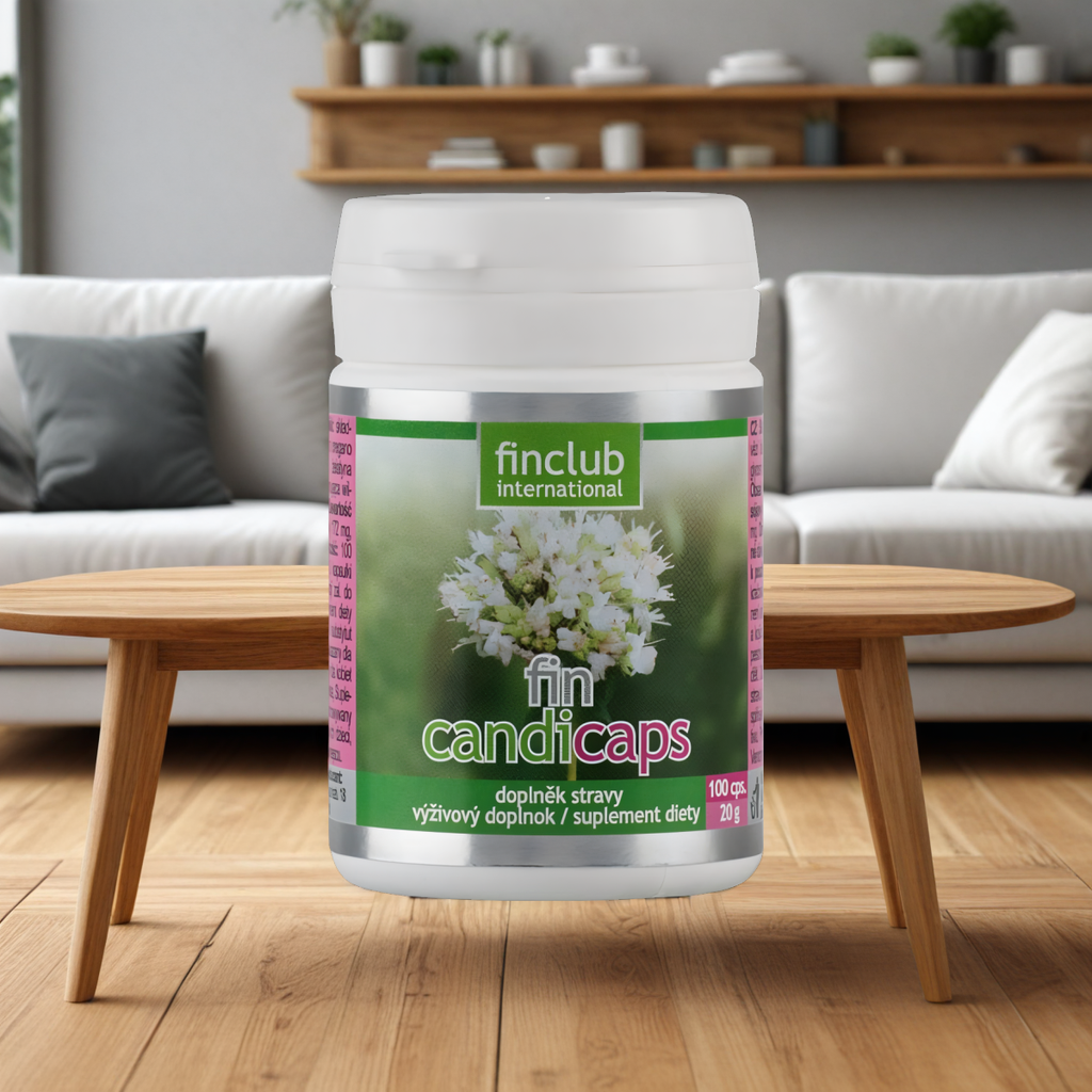 Candicaps Finclub - Olej z oregano w kapsułkach - 100 kapsułek