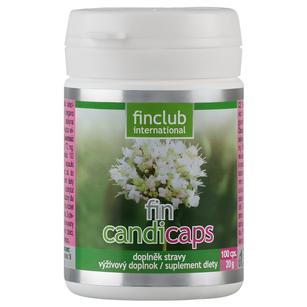 Candicaps Finclub - Olej z oregano w kapsułkach - 100 kapsułek