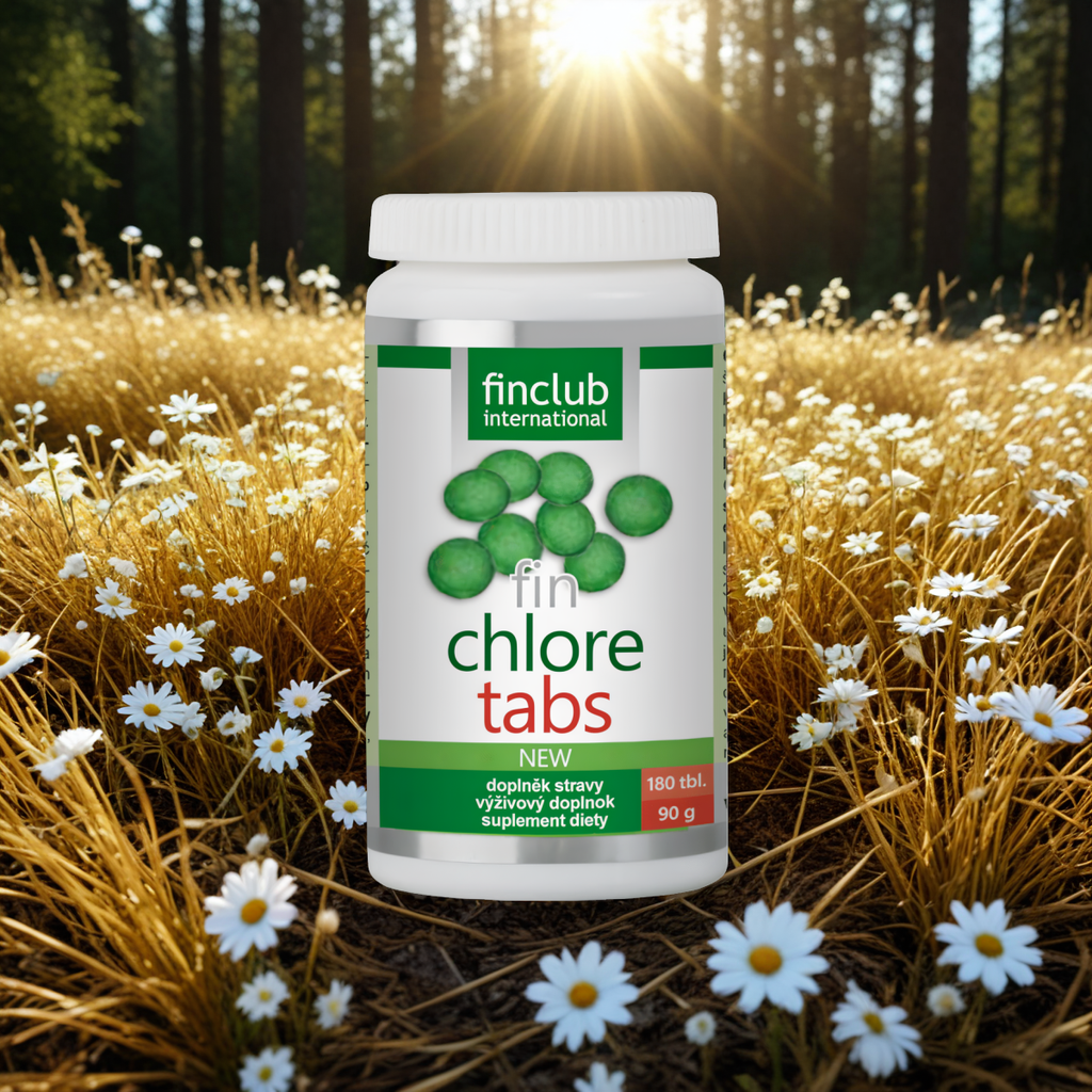 Chloretabs Finclub - Alga Chlorella - 180 tabletek