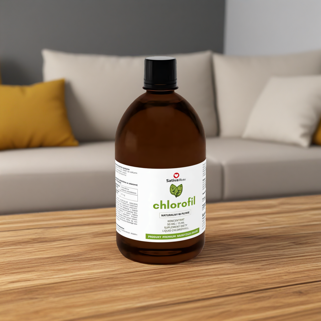 Chlorofil w płynie Sativa Life - Naturalne wsparcie organizmu - 500 ml