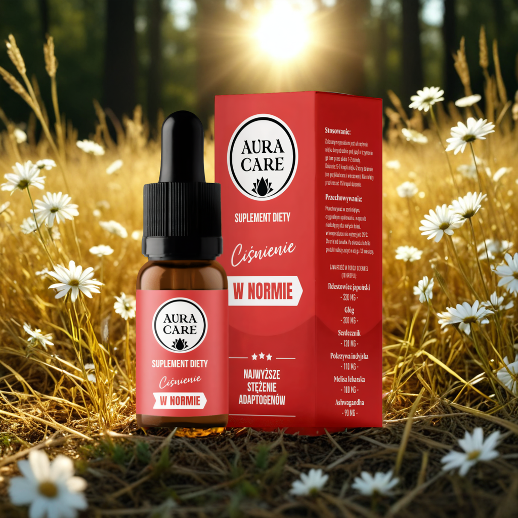 Ciśnienie w normie Aura care - Wsparcie w regulacji ciśnienia krwi - 10 ml