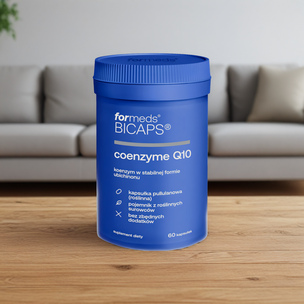 Coenzyme Q10 Formeds Bicaps - Koenzym w stabilnej formie ubichinonu - 60 kapsułek