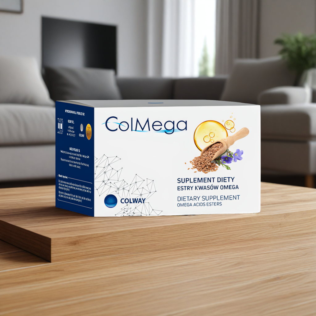ColMega Colway - Estry Kwasów Omega - 60 kapsułek