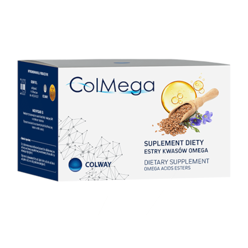 ColMega Colway - Estry Kwasów Omega - 60 kapsułek