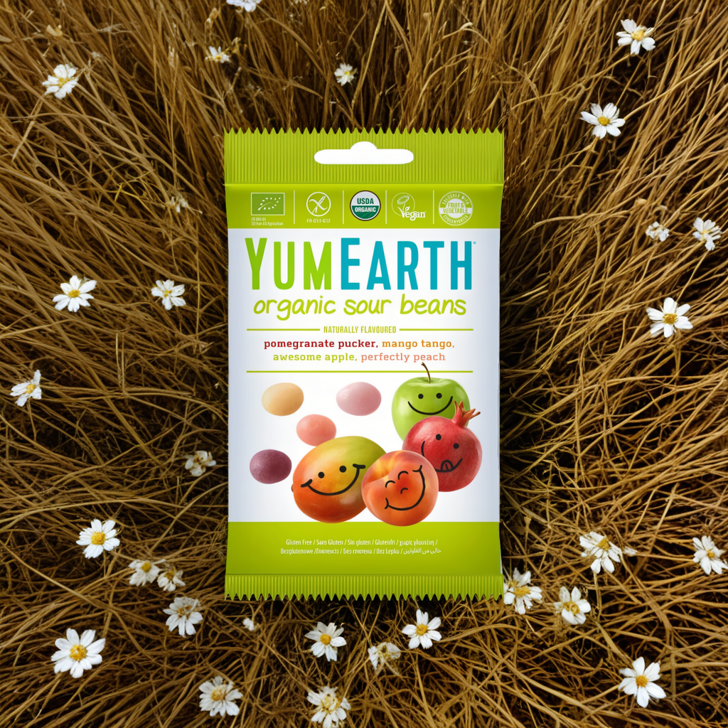 Cukierki Kwaśne Fasolki EKO Sour Beans YumEarth - 50 g