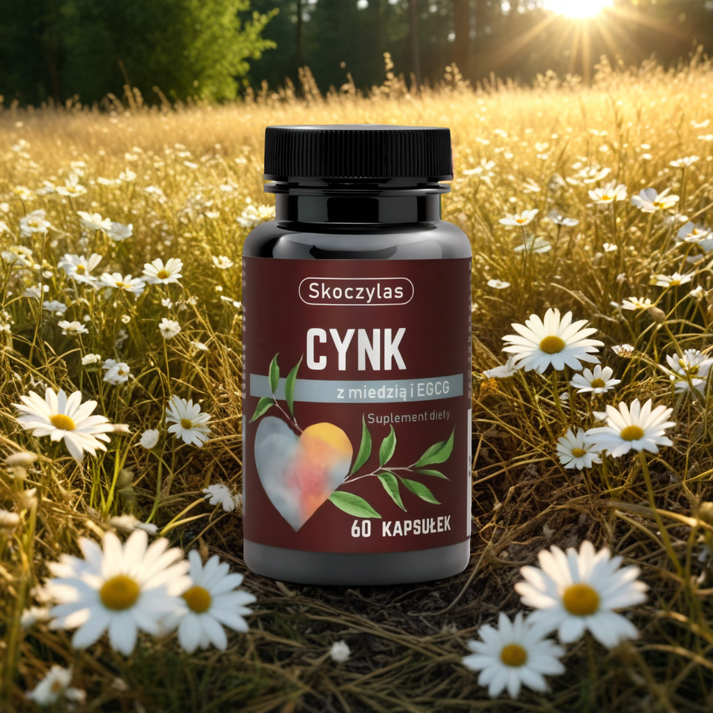 Cynk, Miedź i ekstrakt z zielonej herbaty (EGCG) Skoczylas - 60 kapsułek
