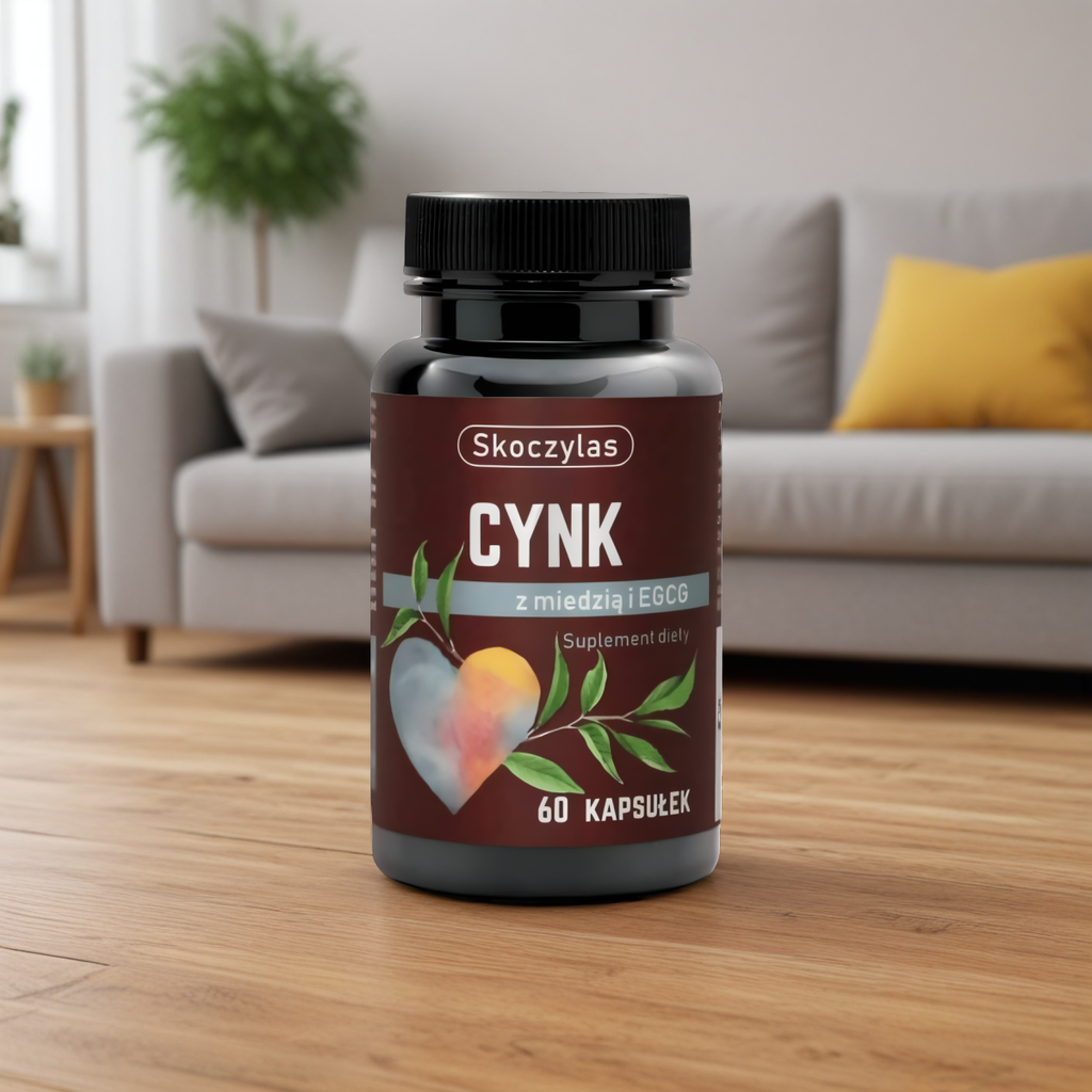Cynk, Miedź i ekstrakt z zielonej herbaty (EGCG) Skoczylas - 60 kapsułek