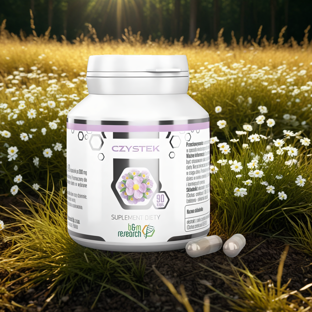 Czystek Ekstrakt ziołowy 300 mg Botamed - Naturalne źródło antyoksydantów - 90 kapsułek