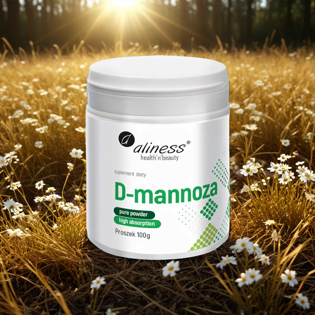 D-mannoza Aliness - Sześciowęglowy cukier prosty - 100 g proszek