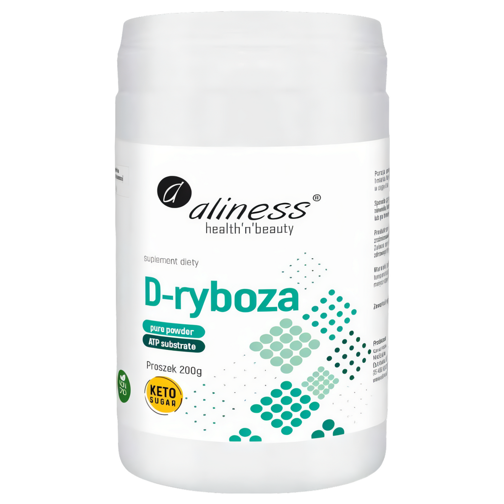 D-ryboza Aliness - Wspiera organizm oraz dodaje energii - 200 g proszek