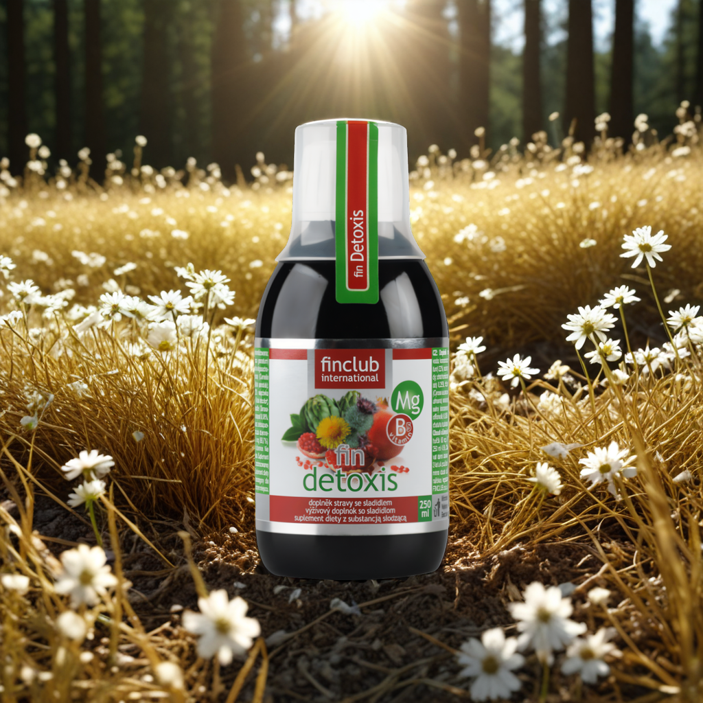 Detoxis Finclub - Ekstrakt z 9 ziół z magnezem i inuliną - 250 ml
