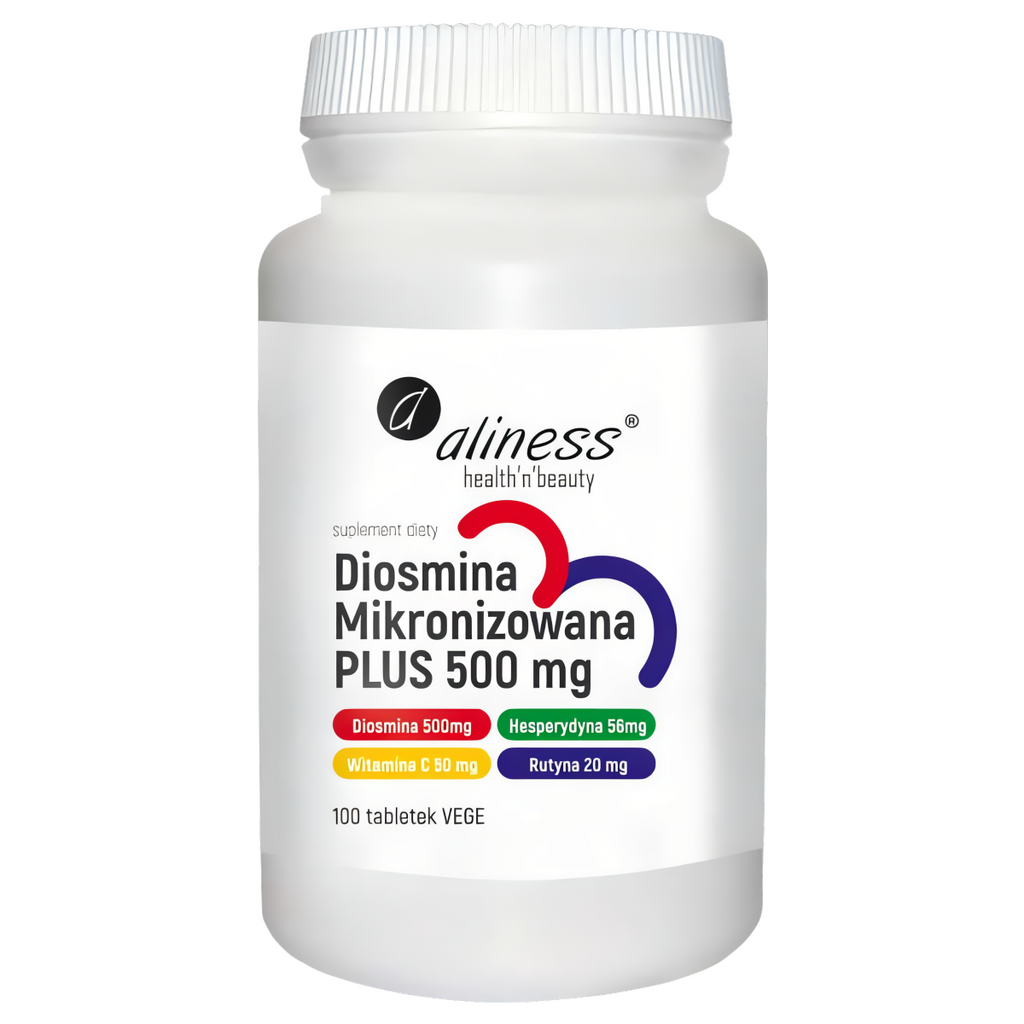 Diosmina mikronizowana PLUS 500 mg Aliness - 100 tabletek