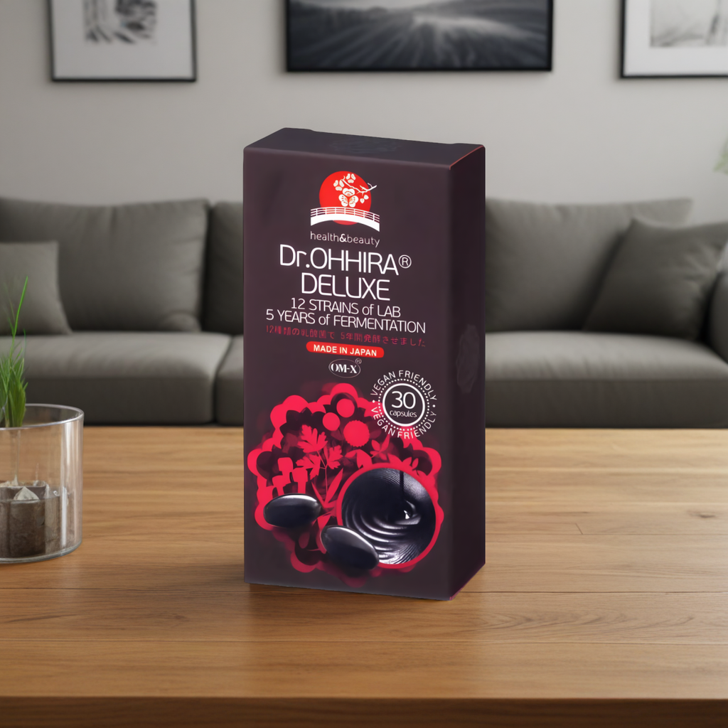 Dr. OHHIRA Deluxe Probiotyk 12 gatunków bakterii kwasu mlekowego - 30 kapsułek