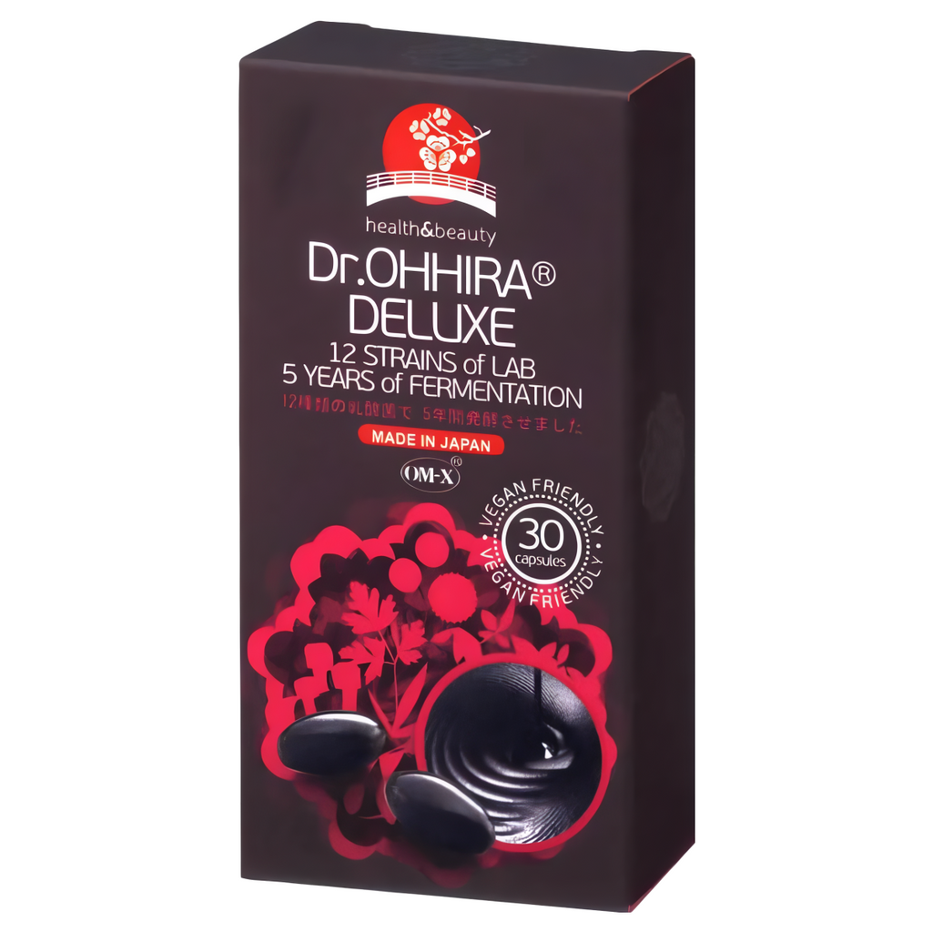 Dr. OHHIRA Deluxe Probiotyk 12 gatunków bakterii kwasu mlekowego - 30 kapsułek
