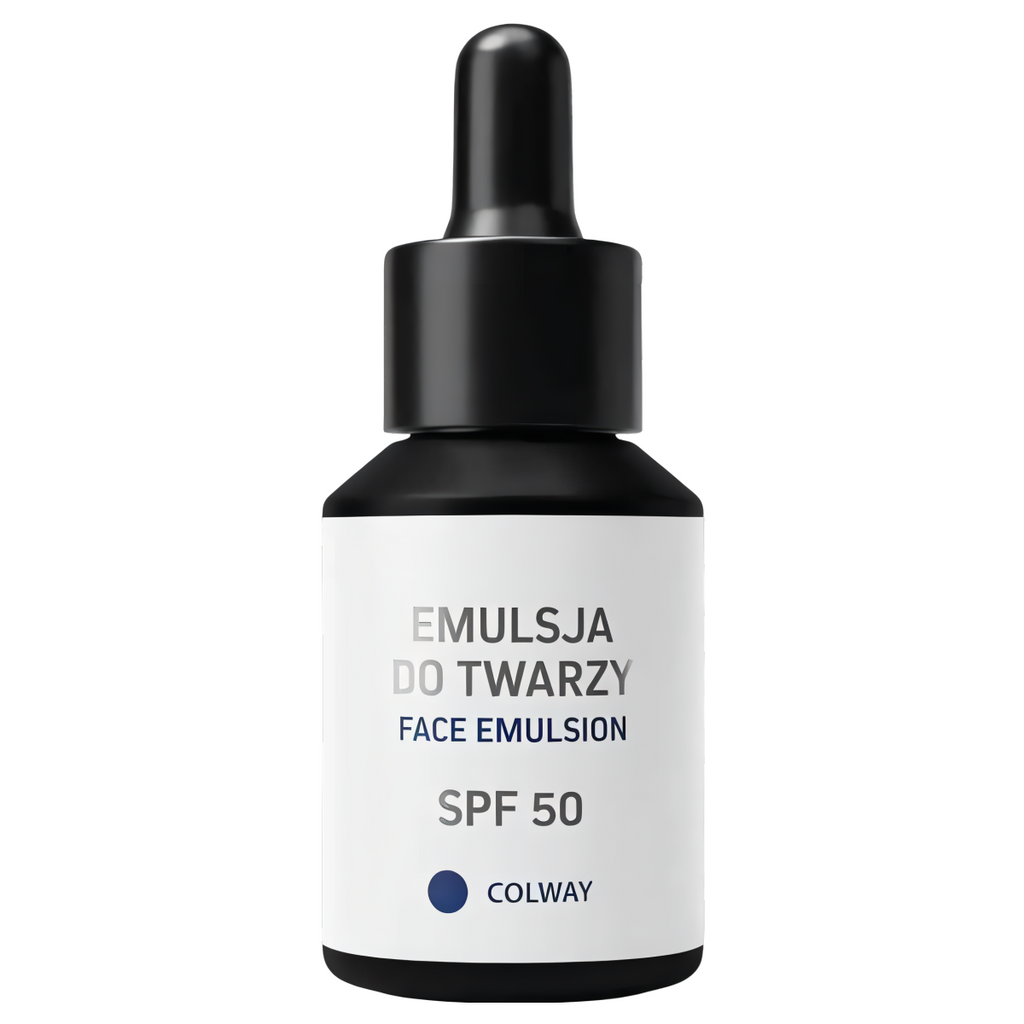 Emulsja do Twarzy SPF 50 Colway - Ochrona przed słońcem - 30 ml