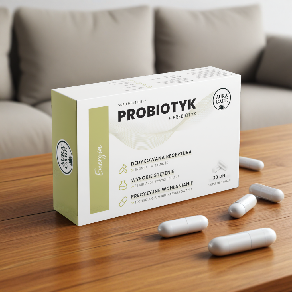 Energia AURA CARE - Probiotyk + prebiotyk - 30 kapsułek