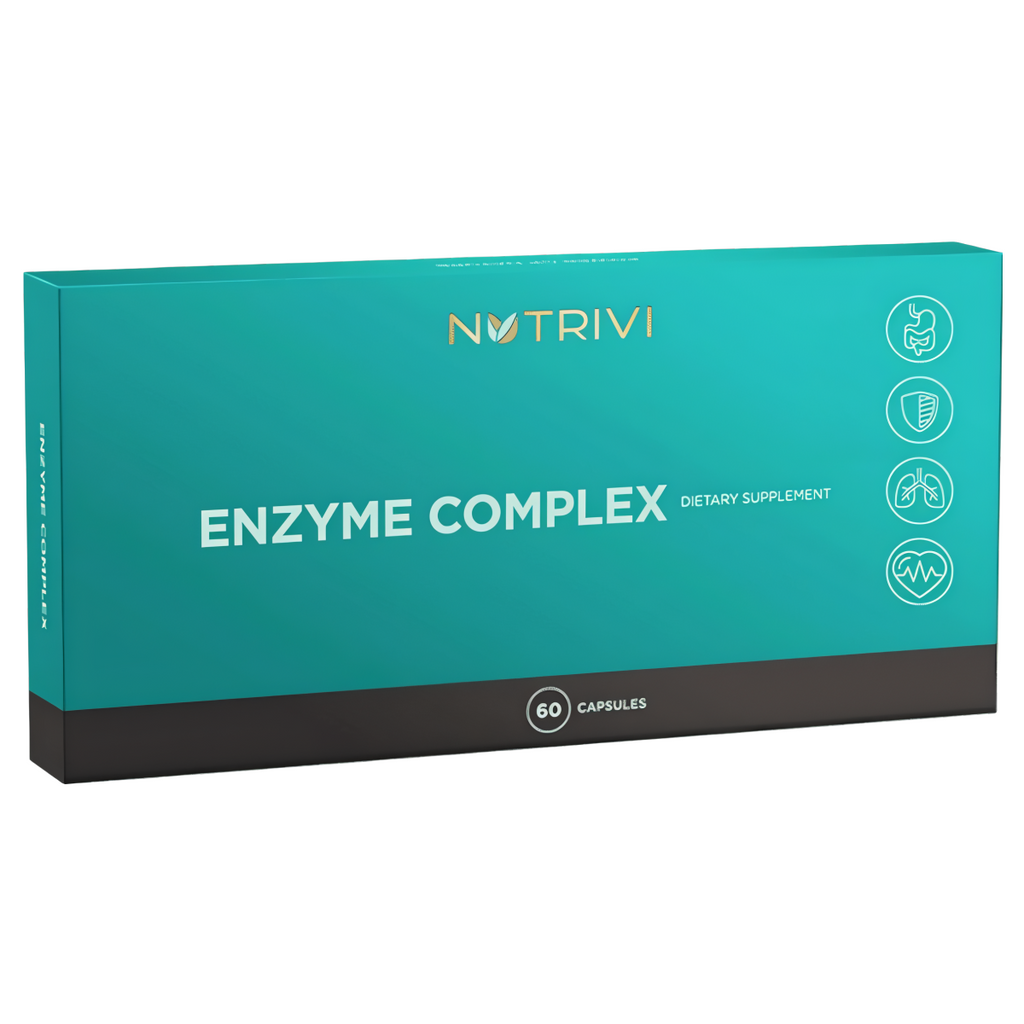 Enzyme Complex NUTRIVI WellU - Duet enzymów proteolitycznych: bromelainy i papainy - 60 kapsułek