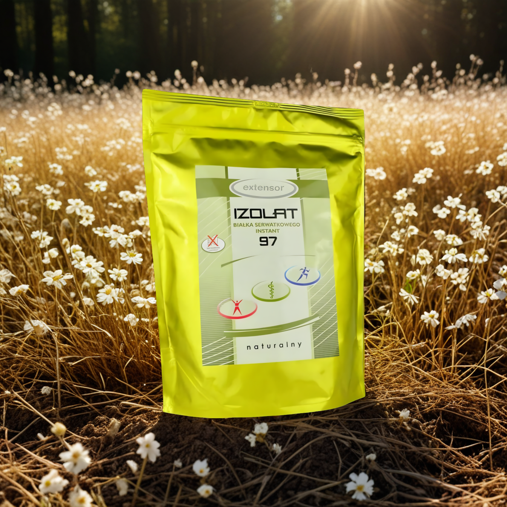 Extensor IZOLAT 97 - Izolat białka serwatkowego Instant - Wspomaga budowanie mięśni - 1000 g