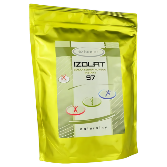 Extensor IZOLAT 97 - Izolat białka serwatkowego Instant - Wspomaga budowanie mięśni - 1000 g