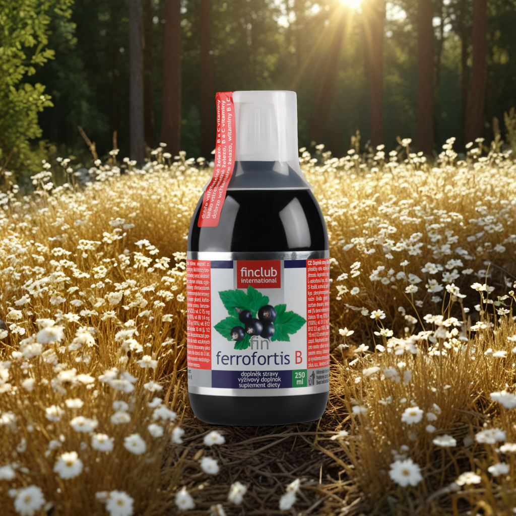 Ferrofortis B Finclub - Żelazo pochodzenia roślinnego - 250 ml