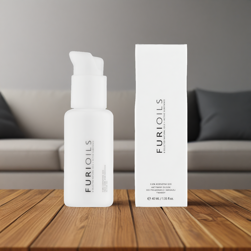Furioils Active Oil 0.6% Coenzyme Q10 Liqpharm -  Serum olejowe do masażu i pielęgnacji twarzy - 40 ml