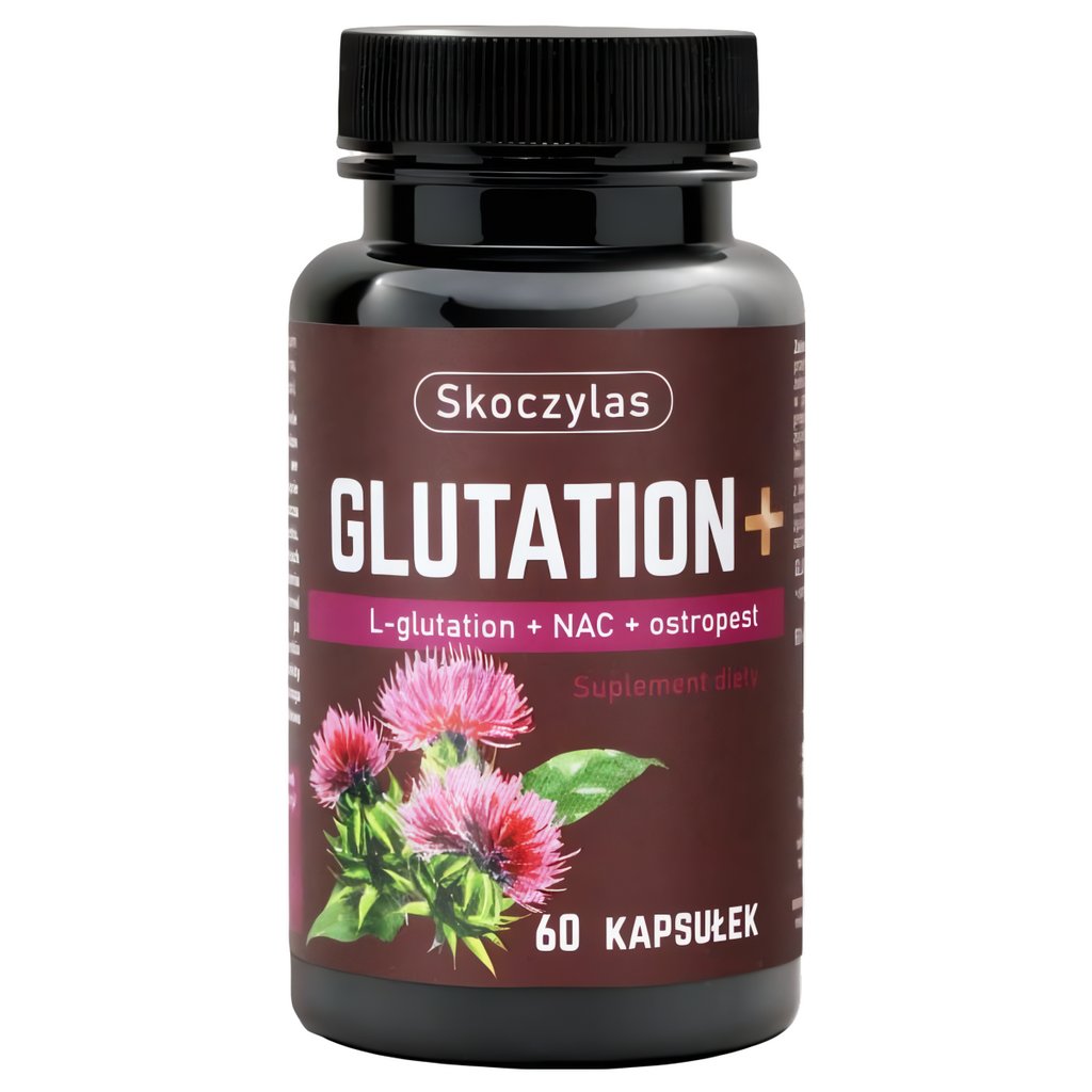 GLUTATION + L-glutation + NAC + ostropest Skoczylas - 60 kapsułek
