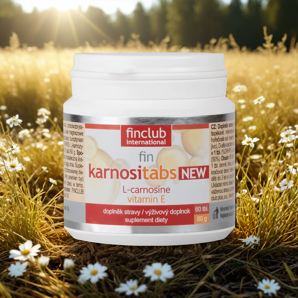 Karnositabs Finclub - Źródło karnozyny i witaminy E - 60 tabletek