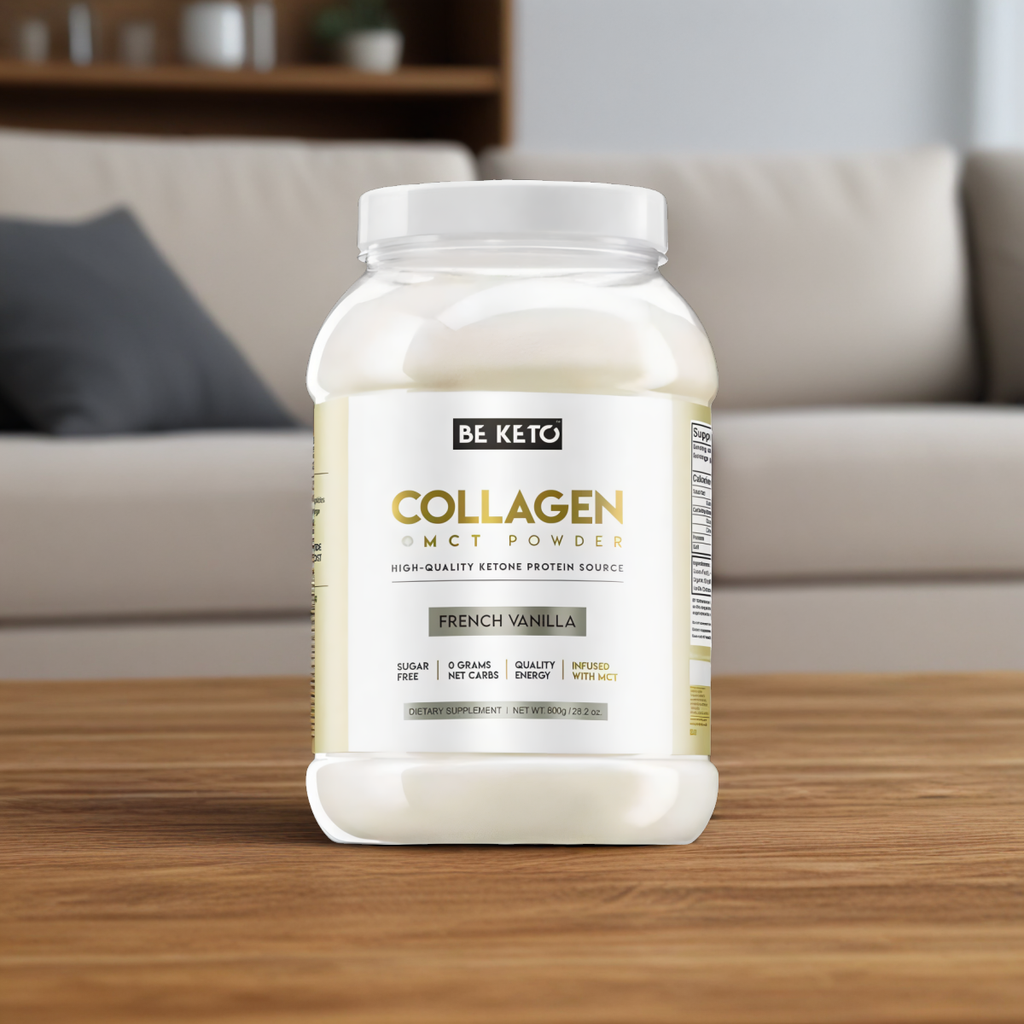 Keto Kolagen z olejem MCT BeKeto - Francuska wanilia 800 g