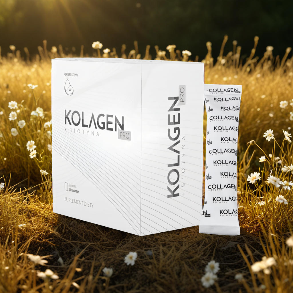 Kolagen PRO + Biotyna Nutricion House Naturalny kolagen rybi - 30 saszetek (Smak: pomaranczowy)