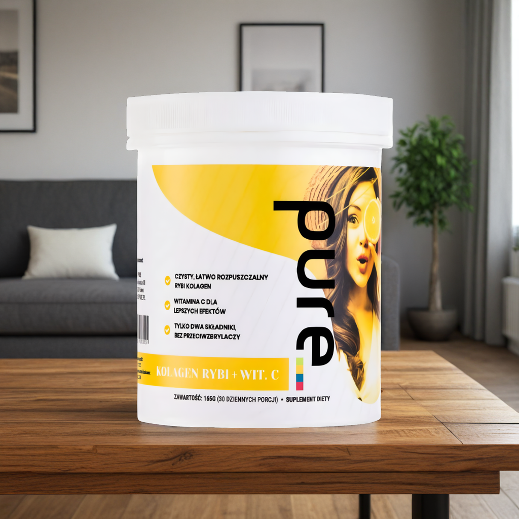 Kolagen rybi z witaminą C Pure Tylko 2 składniki – 30 porcji (165 g)