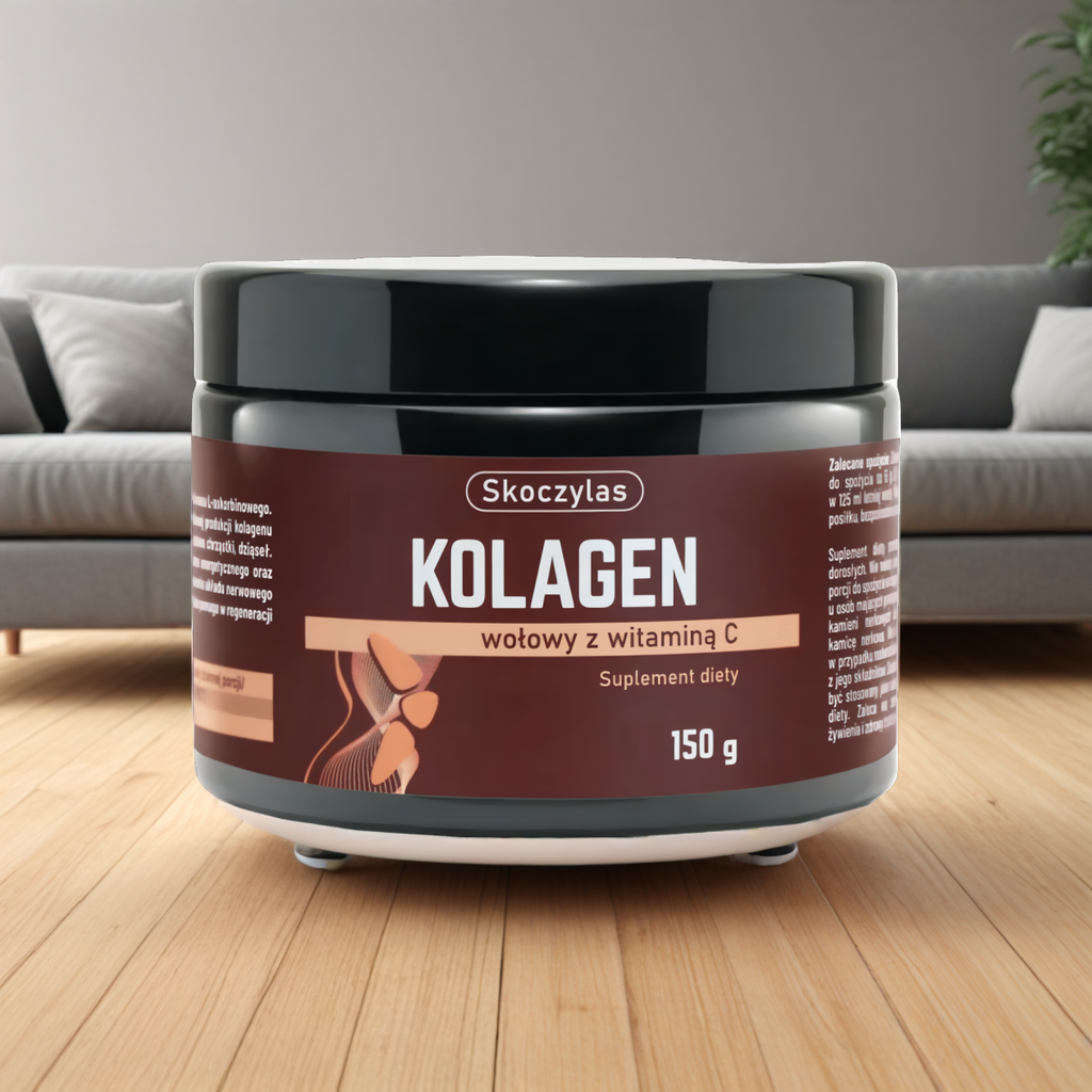 Kolagen wołowy Skoczylas -  Z dodatkiem witaminy C - 150 g