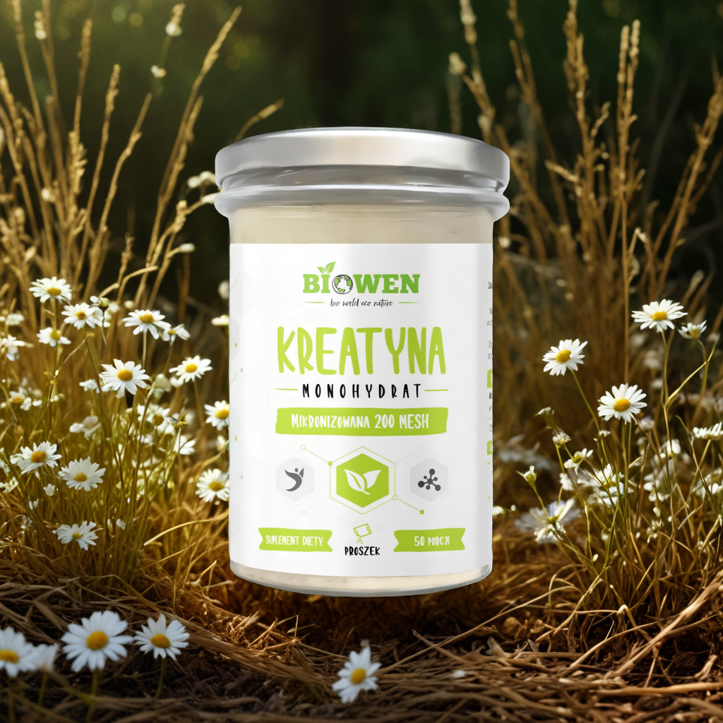 Kreatyna monohydrat Biowen - Mikronizowana 200 MESH - 250 g
