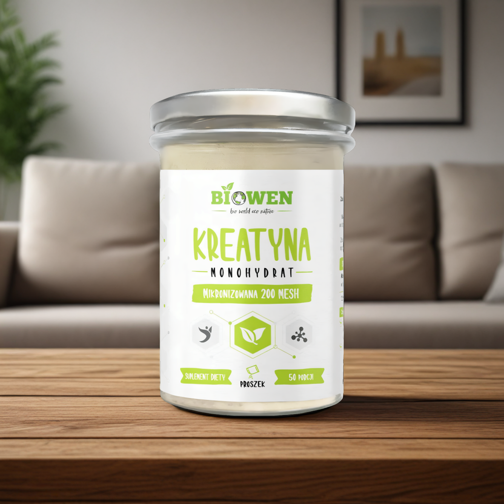 Kreatyna monohydrat Biowen - Mikronizowana 200 MESH - 250 g