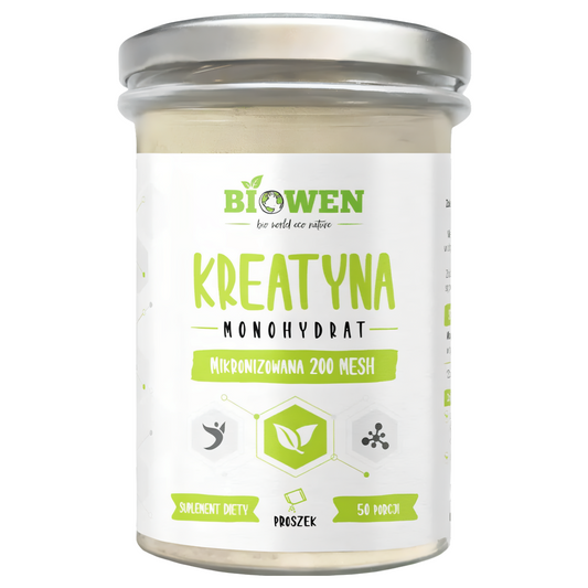 Kreatyna monohydrat Biowen - Mikronizowana 200 MESH - 250 g