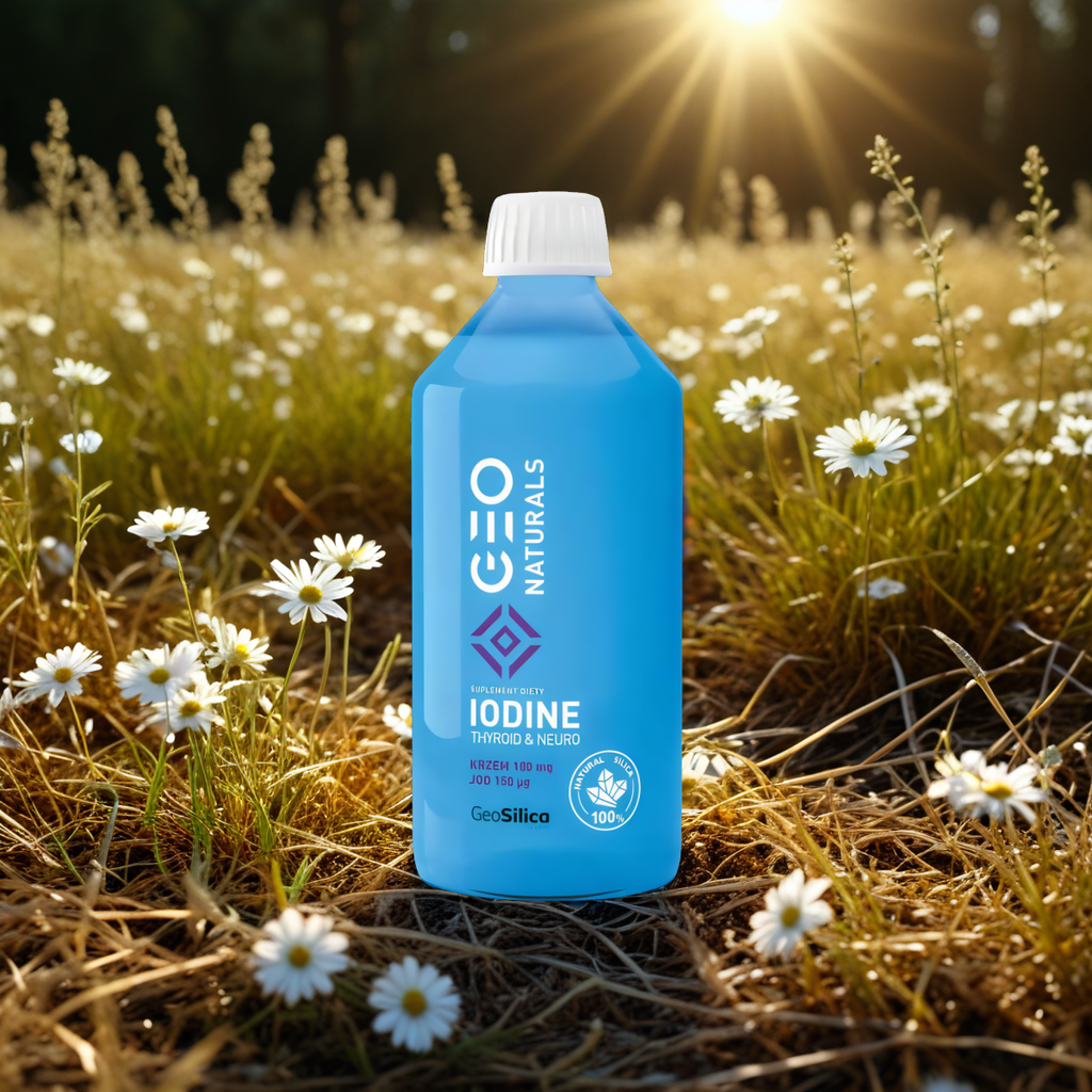 Krzem 100 mg + Jod 150 µg Geonaturals SILICA IODINE Aliness – 500 ml