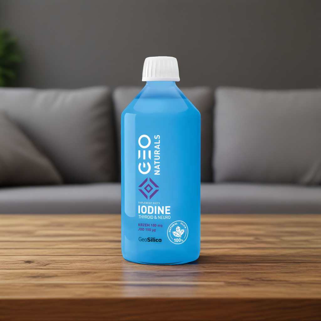 Krzem 100 mg + Jod 150 µg Geonaturals SILICA IODINE Aliness – 500 ml