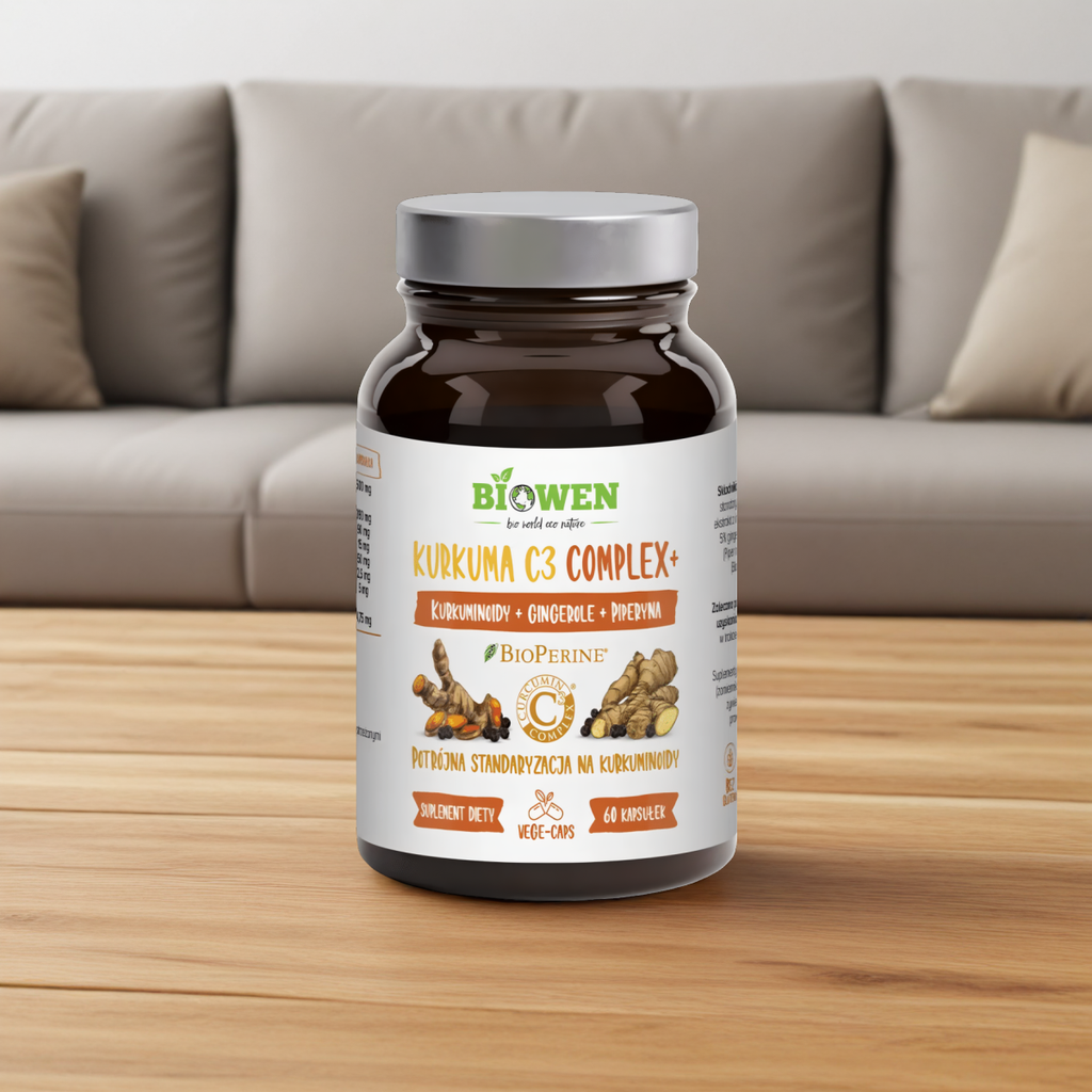 Kurkuma C3 Complex Biowen - Wsparcie organizmu - 60 kapsułek