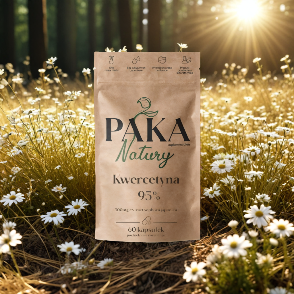 Kwercetyna 95% Paka Natury - Ekstrakt z Perełkowca japońskiego - 60 kapsułek
