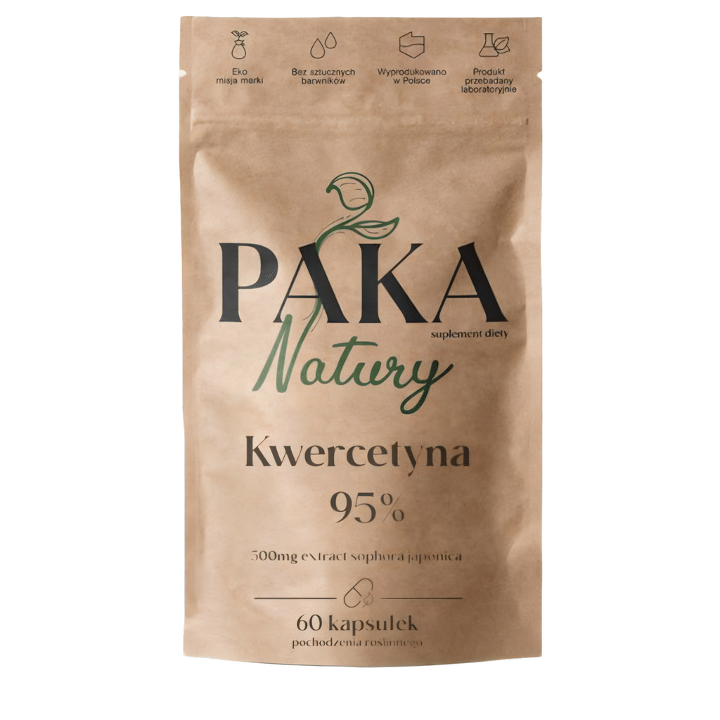 Kwercetyna 95% Paka Natury - Ekstrakt z Perełkowca japońskiego - 60 kapsułek