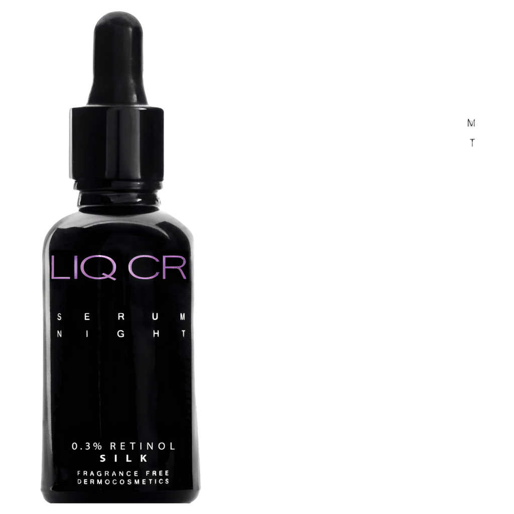 LIQ CR Serum Night 0.3% Retinol SILK 30 ml Liqpharm - Serum korygujące niedoskonałości - 30 ml